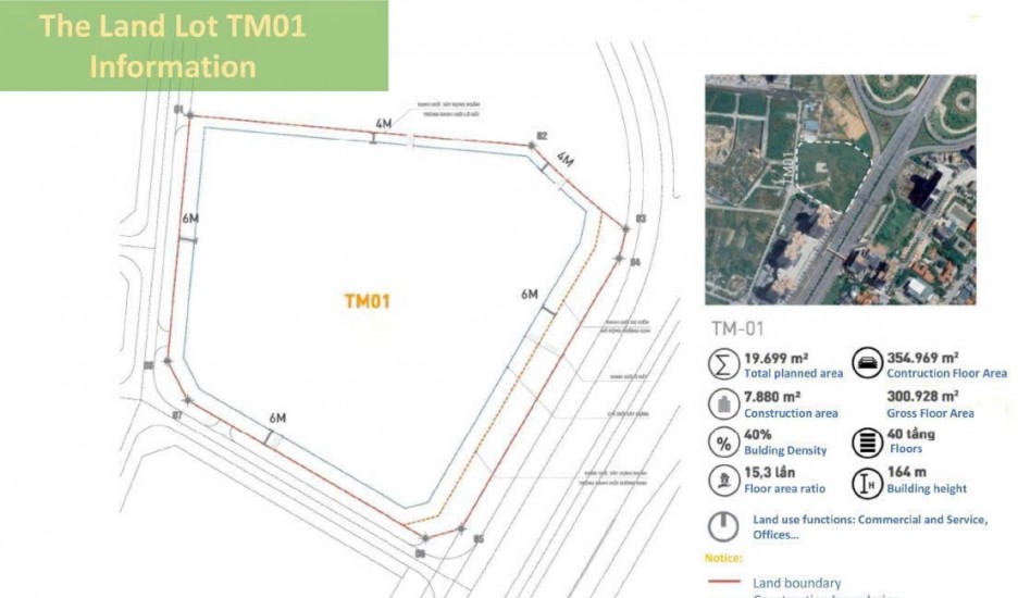 CHUYỂN NHƯỢNG DỰ ÁN TTTM (TM01) - TẠI TÂY HỒ HÀ NỘI