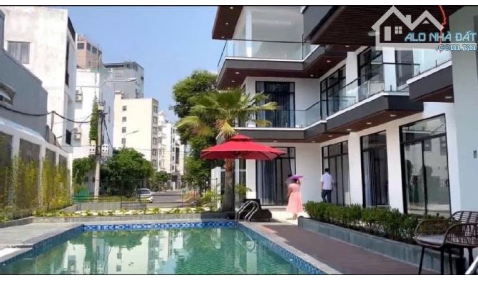 ĐÀ NẴNG- VILLA BIỂN SƠN TRÀ ĐÀ NẴNG- 520M- 18 CĂN HỘ - DÒNG TIỀN NGUYÊN CĂN 110tr/ THÁNG- HĐ 6 NĂM- 41 TỶ