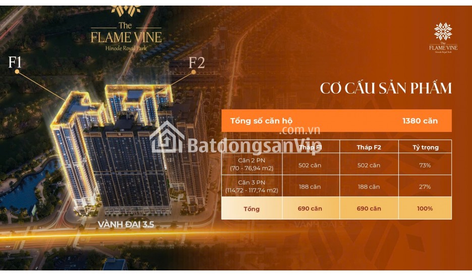 Suất ngoại giao căn hộ chung cư Hinode Royal Park, giá siêu hời